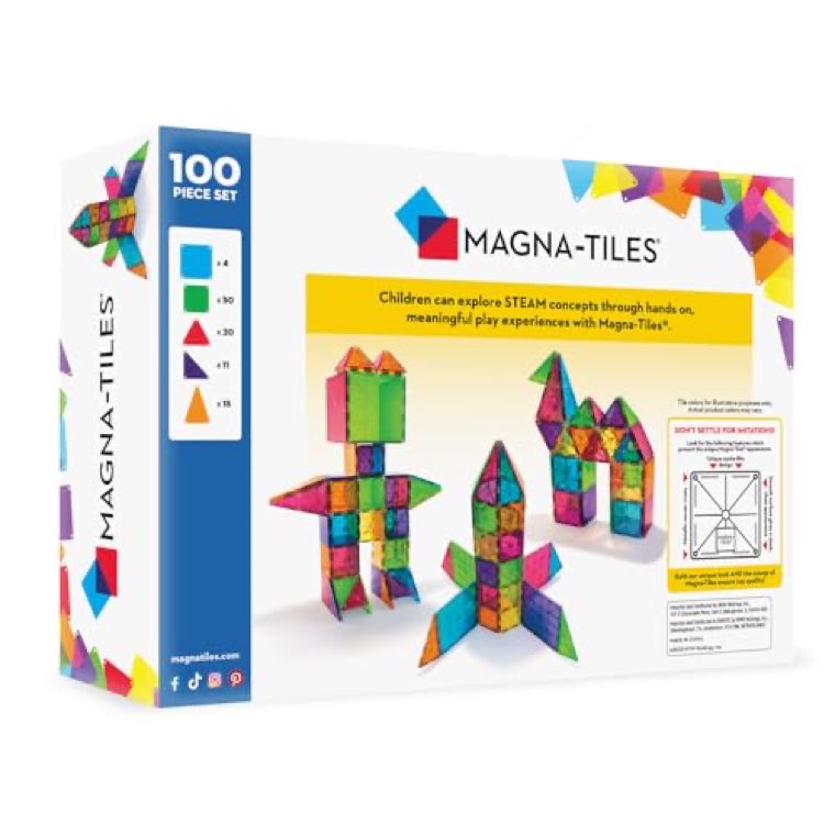Magna-Tiles Classic 100-Piece