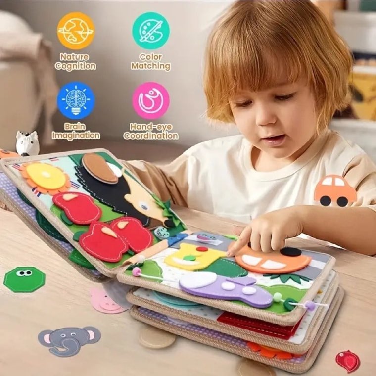 Montessori Toddler Busy Book