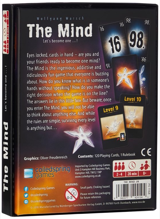 The Mind card game